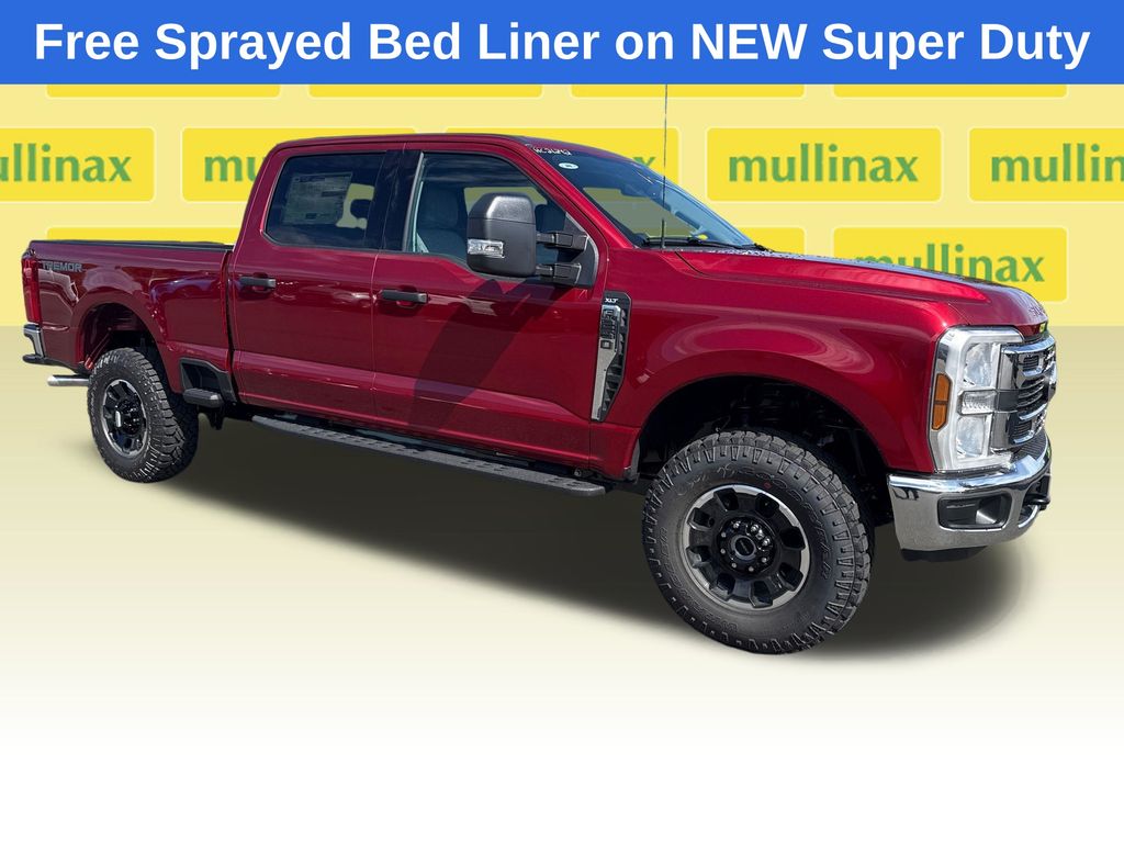 Rr Ruby Red 2027 Ford F-250 Super Duty Pickup Truck Four-Wheel Drive Automatic