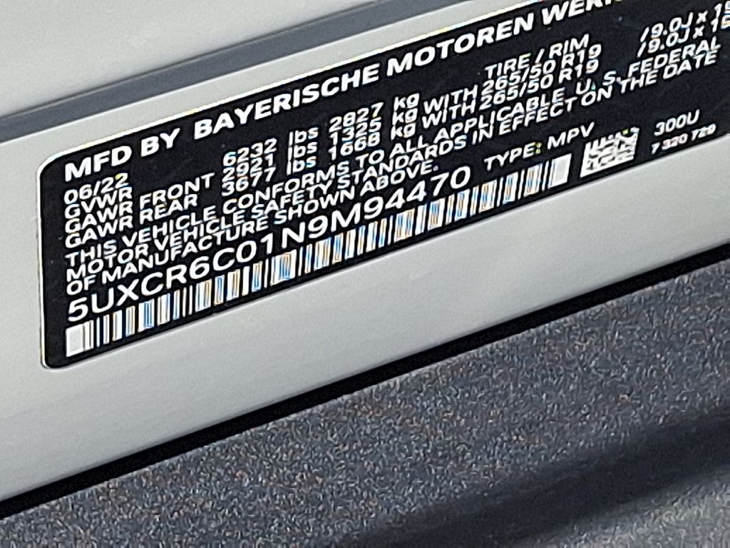 2022 BMW X5 xDrive40i 29