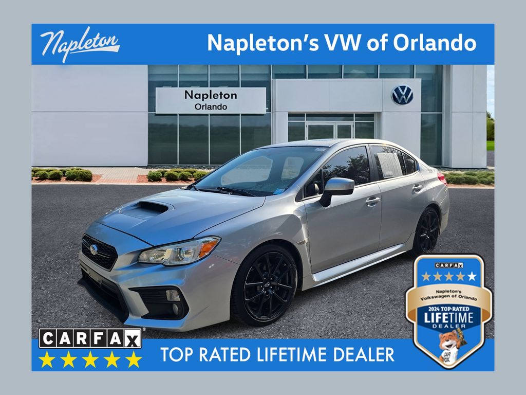Ice Silver Metallic 2020 Subaru WRX Premium AWD Sedan All-Wheel Drive 6-Speed Manual