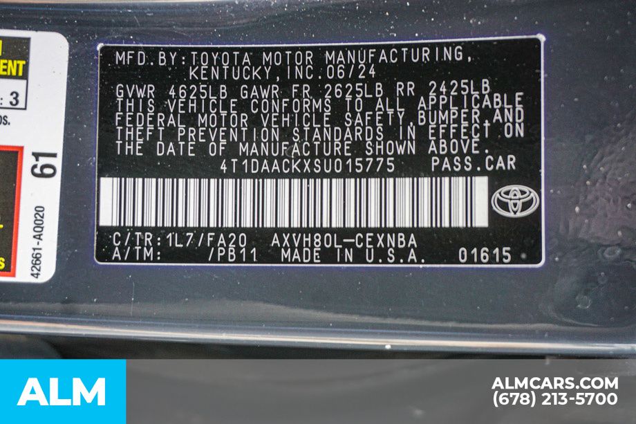 Used 2025 Gray Toyota LE image 56