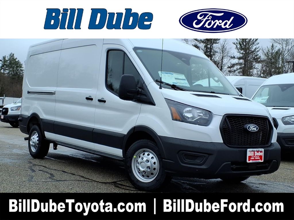 Oxford White 2026 Ford Transit Cargo 250 Medium Roof LB AWD Van All-Wheel Drive