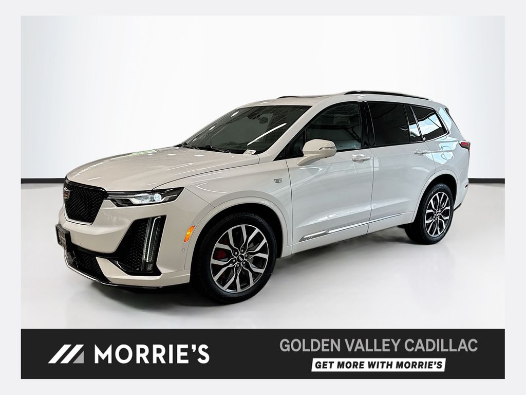 Crystal White 2025 Cadillac XT6 SUV / Crossover Four-Wheel Drive 9-Speed Automatic