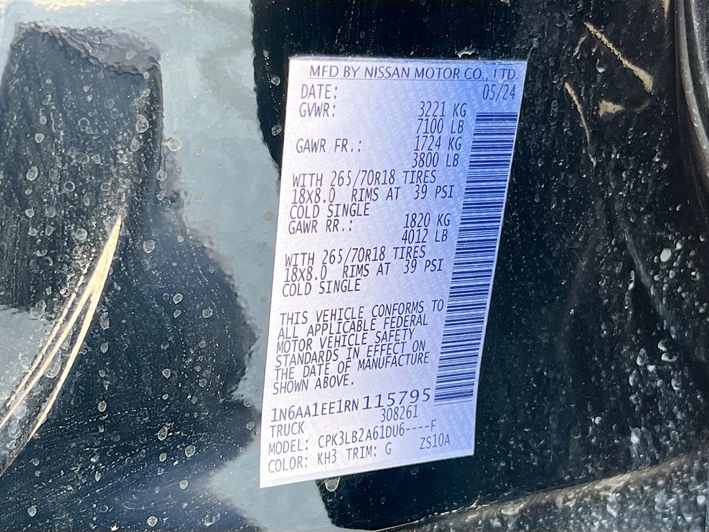 2024 Nissan Titan SV Black at Bayshore Chrysler Jeep Dodge Ram