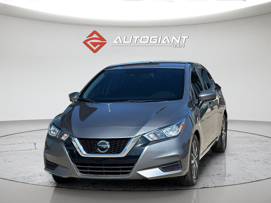 Gray (Gun Metallic) 2021 Nissan Versa Sedan Front-Wheel Drive Continuously Variable Transmission