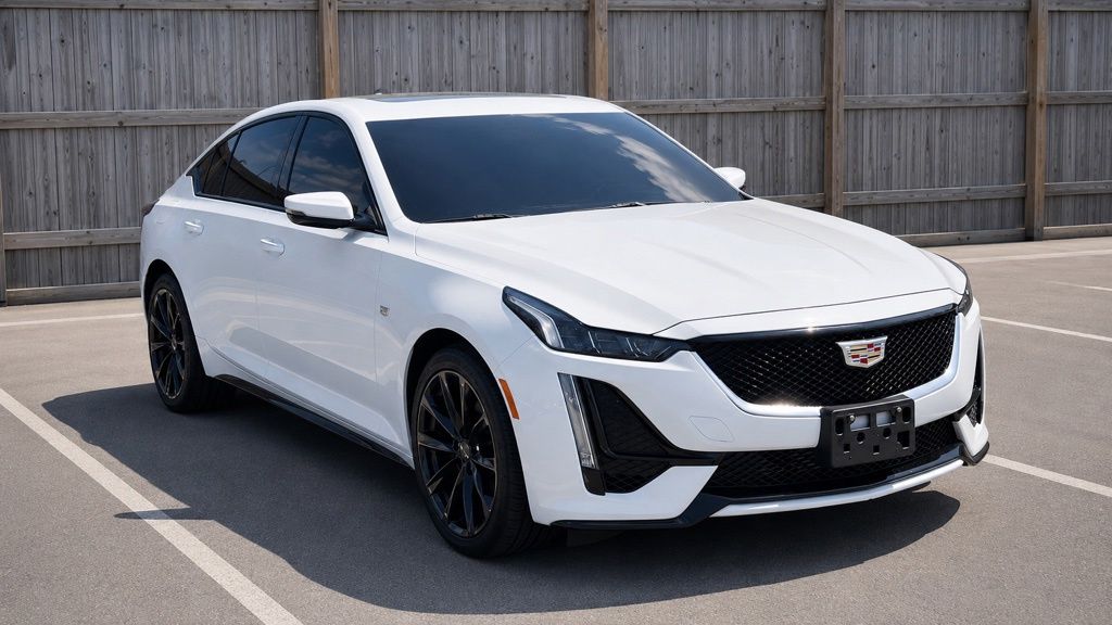 Summit White 2021 Cadillac CT5 Sedan All-Wheel Drive Automatic