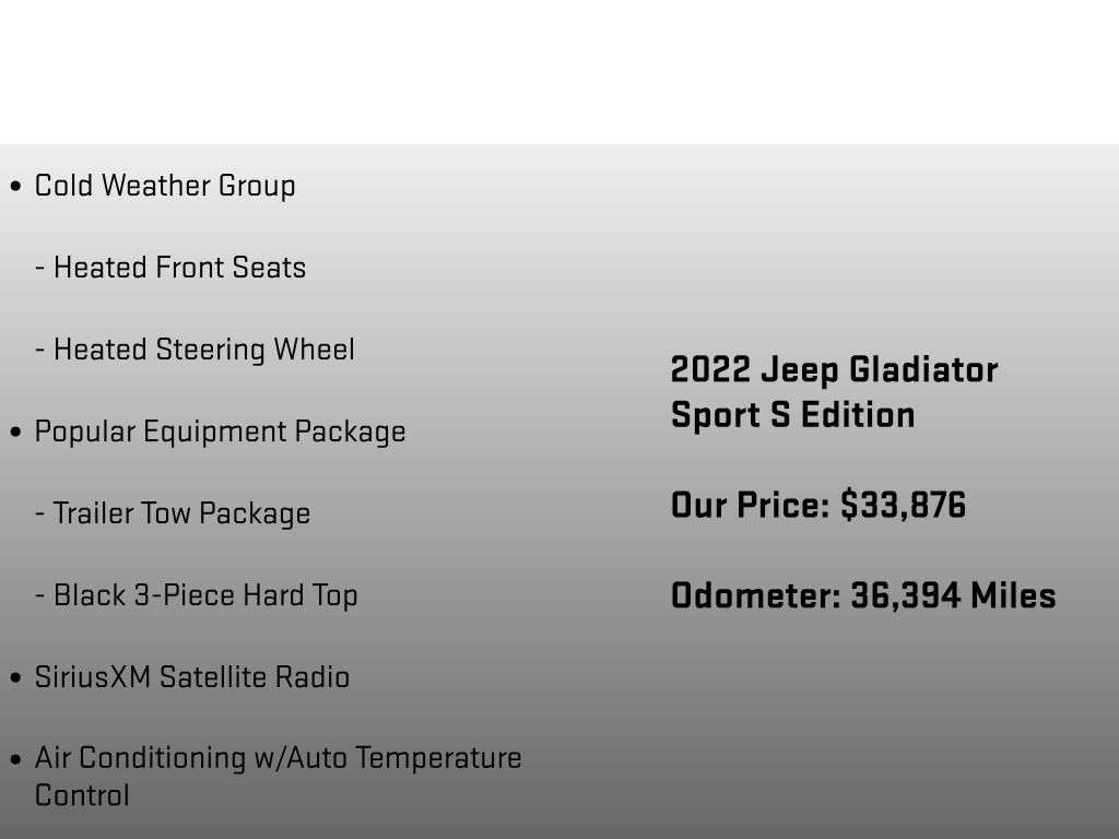 2022 Jeep Gladiator Sport Red at Sutliff Volkswagen