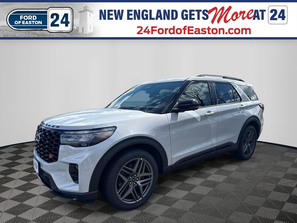 White Metallic 2026 Ford Explorer ST AWD SUV / Crossover All-Wheel Drive Automatic