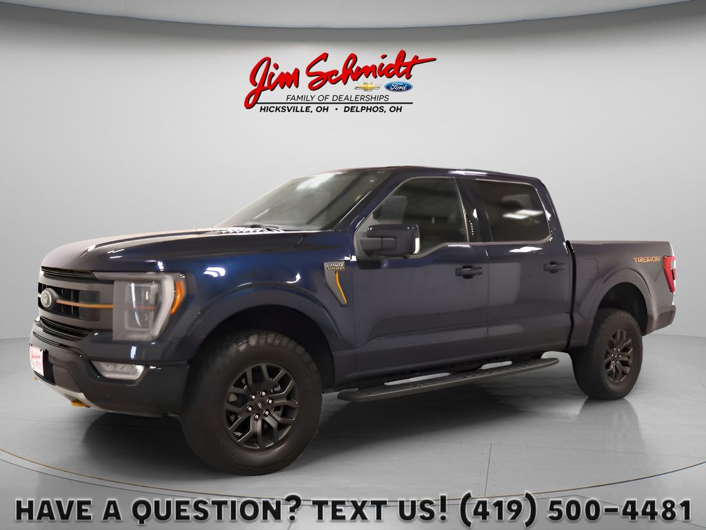 Antimatter Blue Metallic 2023 Ford F-150 Pickup Truck Four-Wheel Drive Automatic