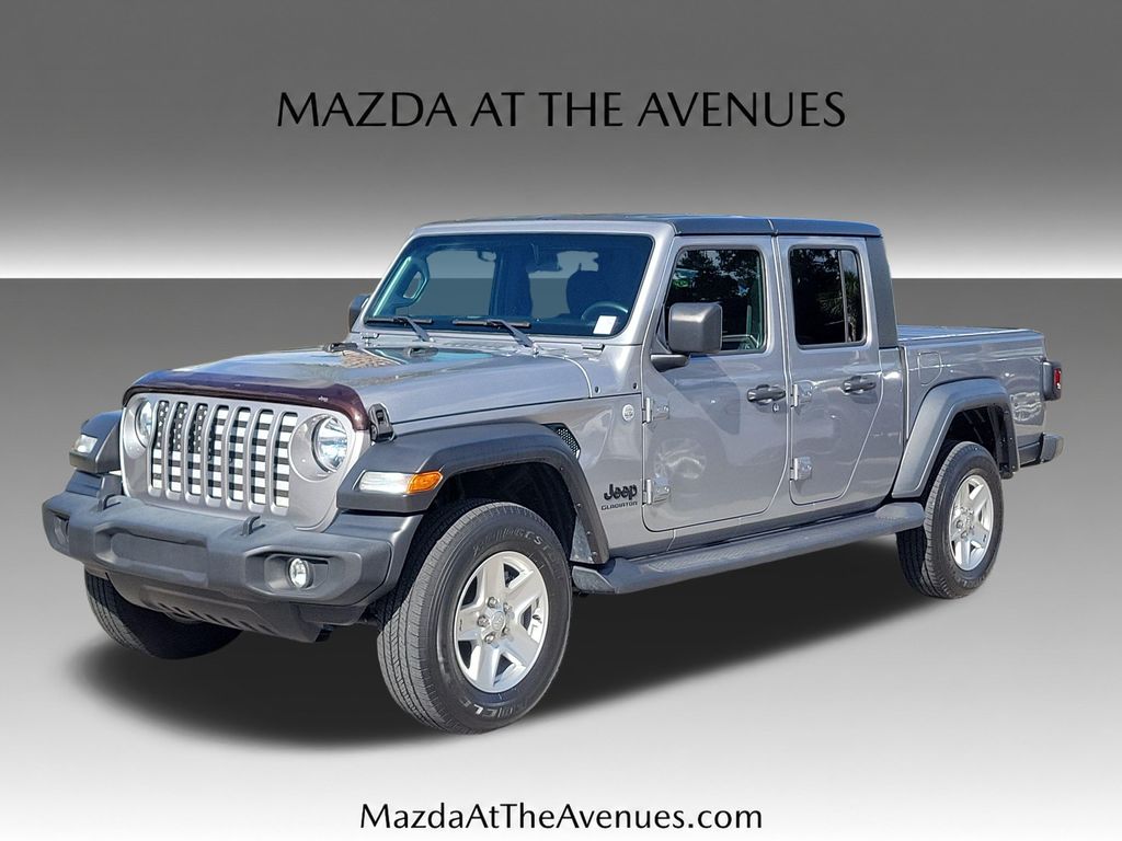Billet Silver Metallic 2020 Jeep Gladiator Pickup Truck Four-Wheel Drive 8-Speed Automatic