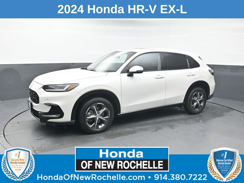 Platinum White Pearl 2024 Honda HR-V EX-L AWD SUV / Crossover All-Wheel Drive Continuously Variable Transmission