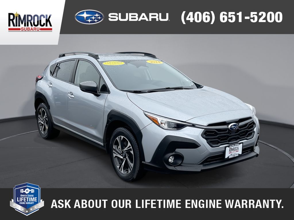 Ice Silver Metallic 2024 Subaru Crosstrek Premium AWD SUV / Crossover All-Wheel Drive Continuously Variable Transmission