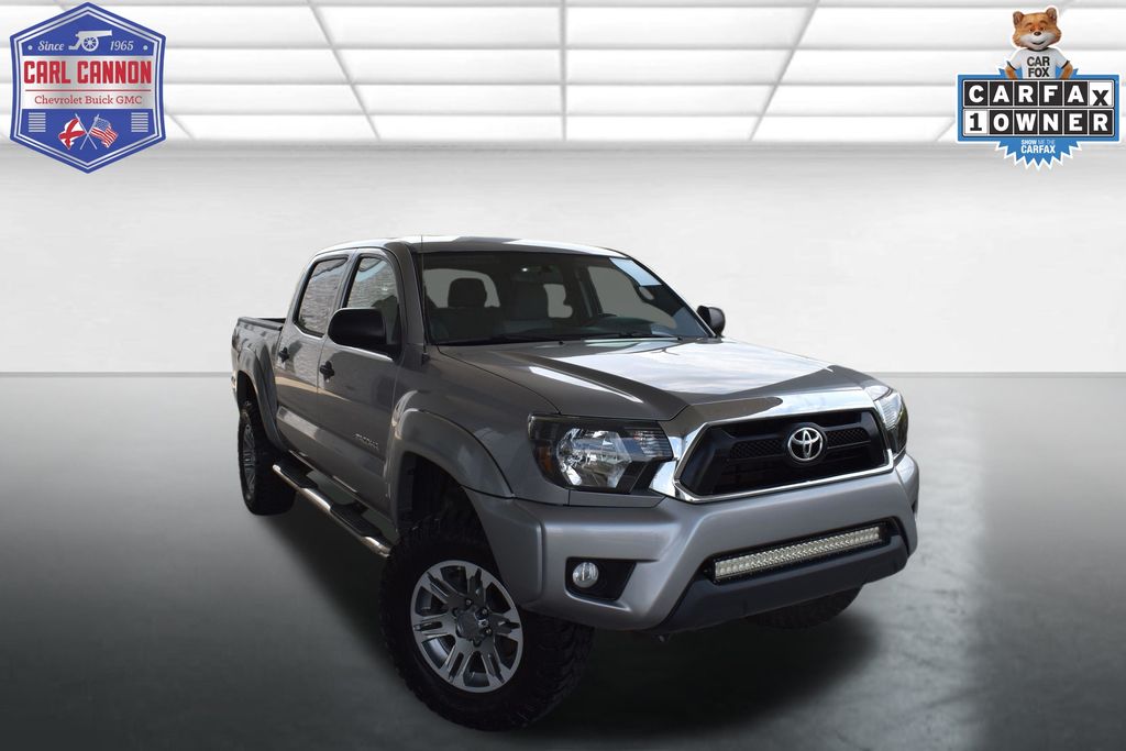 Silver Sky Metallic 2015 Toyota Tacoma Pickup Truck Four-Wheel Drive 5-Speed Automatic