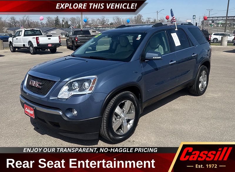 Gray (Steel Blue Metallic) 2012 GMC Acadia SLT-1 AWD SUV / Crossover All-Wheel Drive 6-Speed Automatic Overdrive