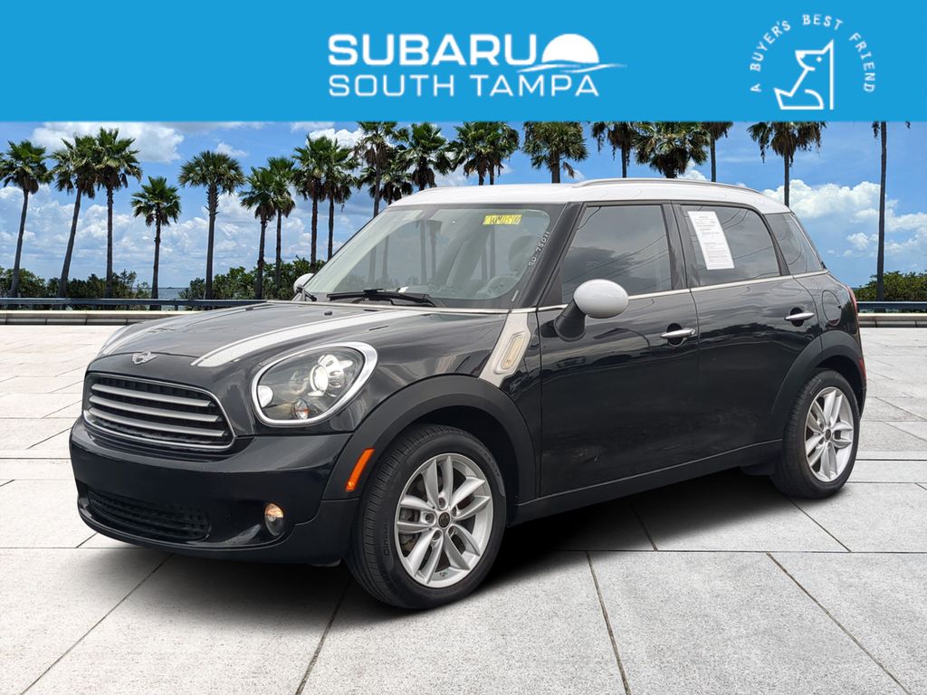 Black Metallic 2012 MINI Countryman SUV / Crossover Front-Wheel Drive 6-Speed Automatic