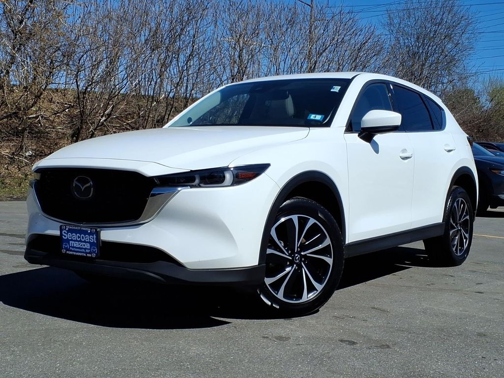 Snowflake White Pearl Mica 2022 Mazda CX-5 2.5 S Premium AWD SUV / Crossover All-Wheel Drive 6-Speed Automatic