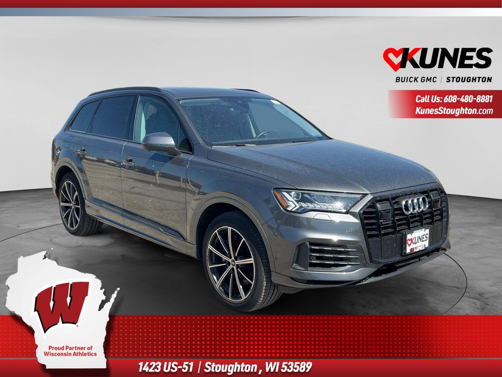 Gray Metallic 2023 Audi Q7 SUV / Crossover All-Wheel Drive 8-Speed Automatic