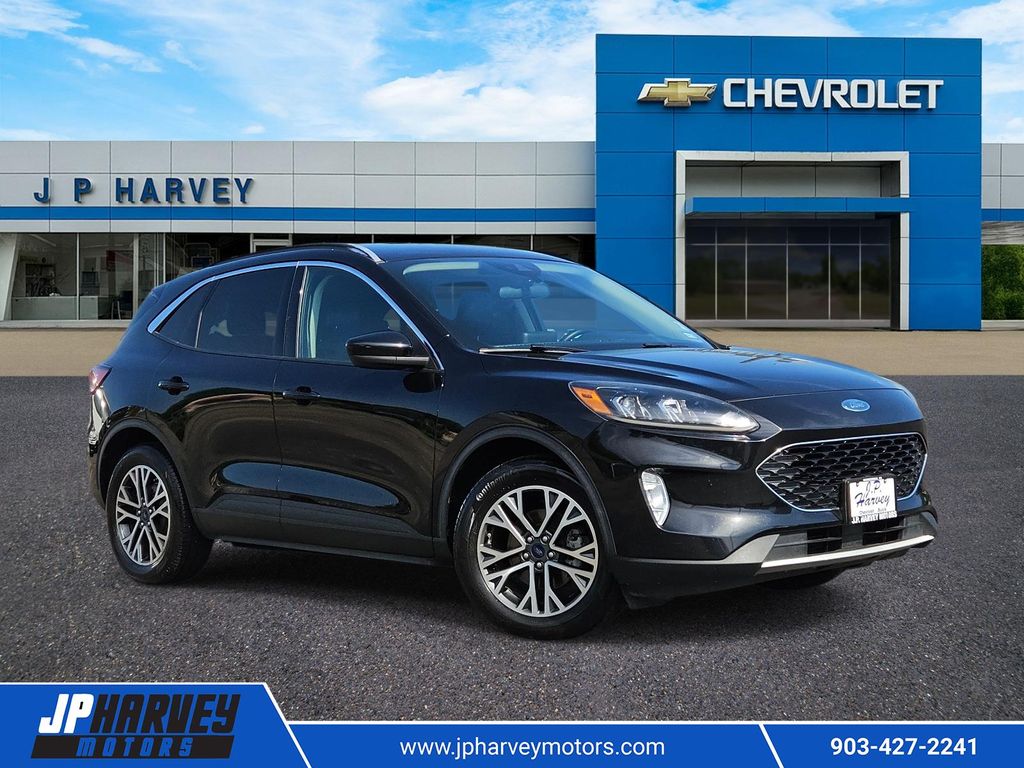 Black Metallic 2020 Ford Escape SUV / Crossover Front-Wheel Drive 8-Speed Automatic