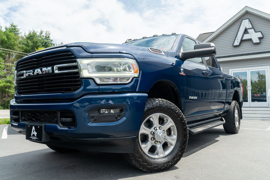 Patriot Blue Pearlcoat 2019 RAM 2500 Pickup Truck Four-Wheel Drive 6-Speed Automatic