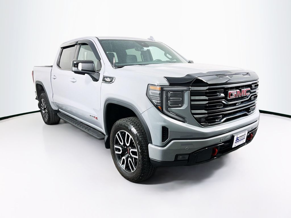 Thunderstorm Gray 2025 GMC Sierra 1500 AT4 Crew Cab 4WD Pickup Truck Four-Wheel Drive Automatic