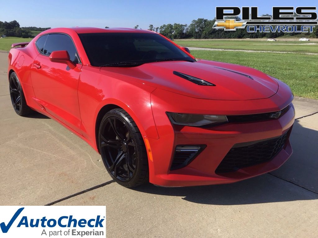 Red Hot 2016 Chevrolet Camaro Coupe Rear-Wheel Drive 8-Speed Automatic