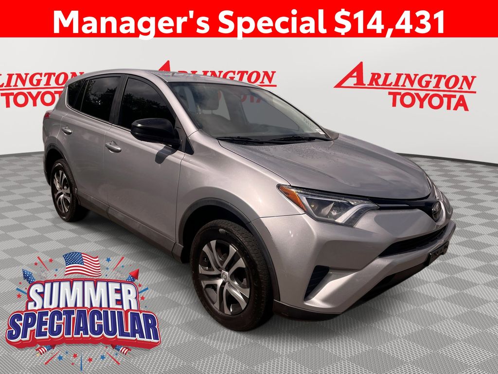 Silver Sky Metallic 2018 Toyota RAV4 SUV / Crossover All-Wheel Drive 6-Speed Automatic