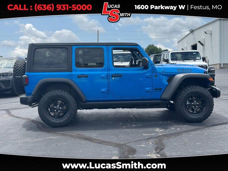 Hydro Blue Pearl Coat 2026 Jeep Wrangler SUV / Crossover Four-Wheel Drive 8-Speed Automatic