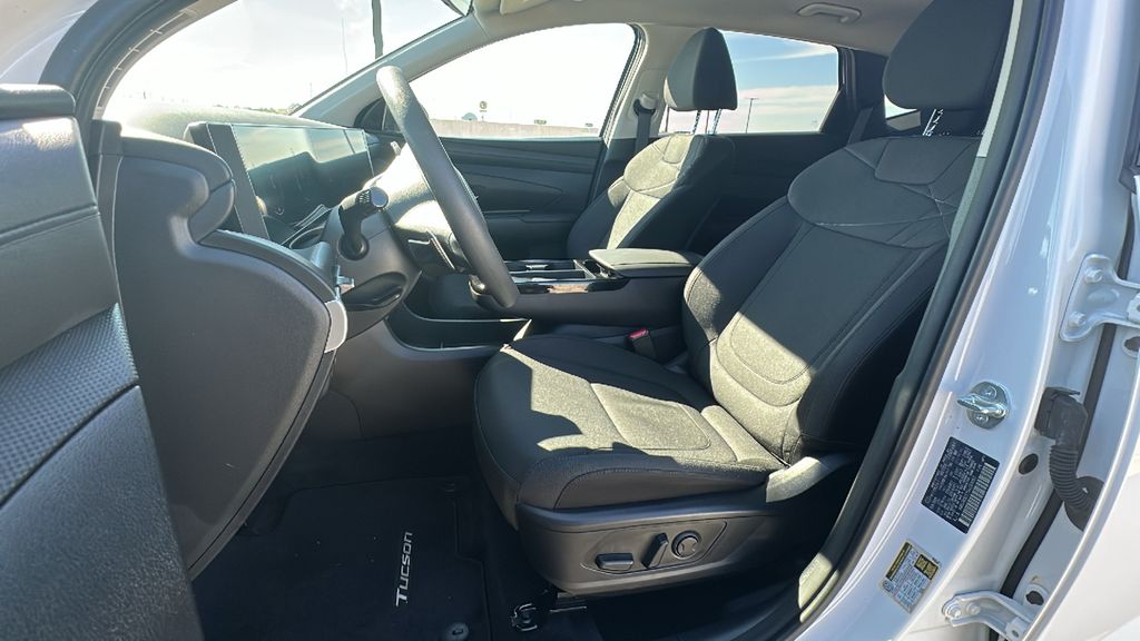 2025 Hyundai Tucson Hybrid Blue White at Baytown Hyundai