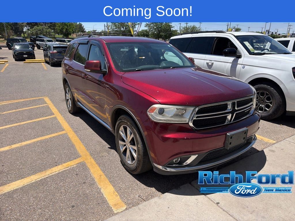 Red Pearl Coat 2016 Dodge Durango Limited RWD SUV / Crossover Rear-Wheel Drive 8-Speed Automatic