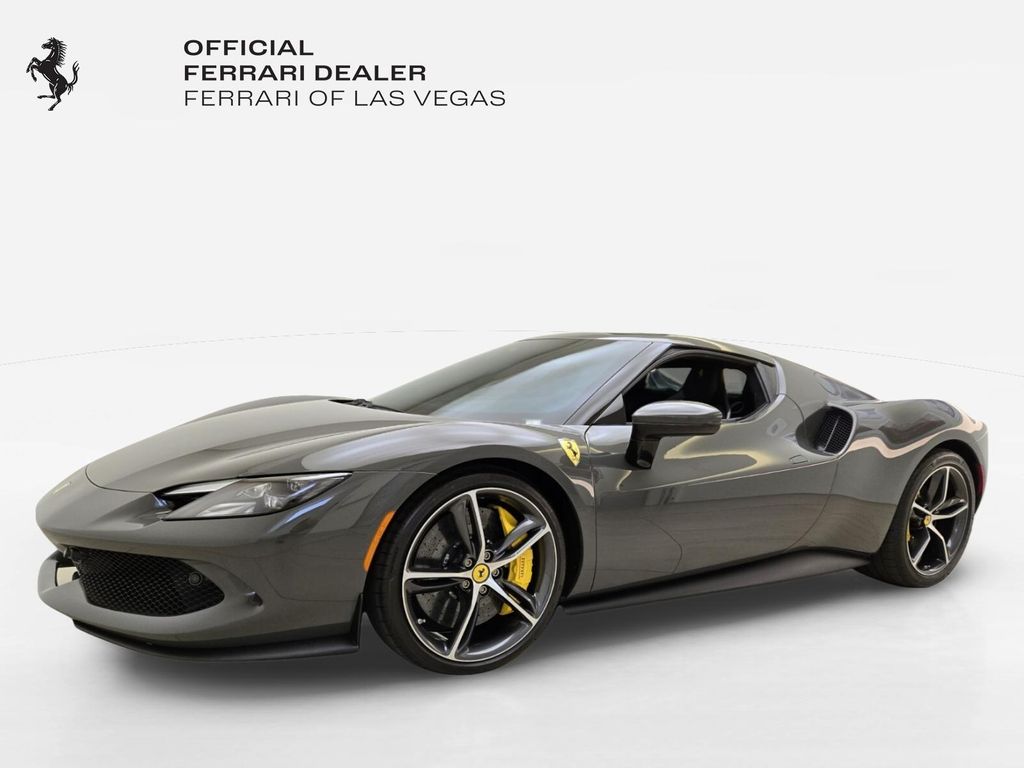 Grigio Scuro 2025 Ferrari 296 GTB Coupe Rear-Wheel Drive 8-Speed Dual Clutch