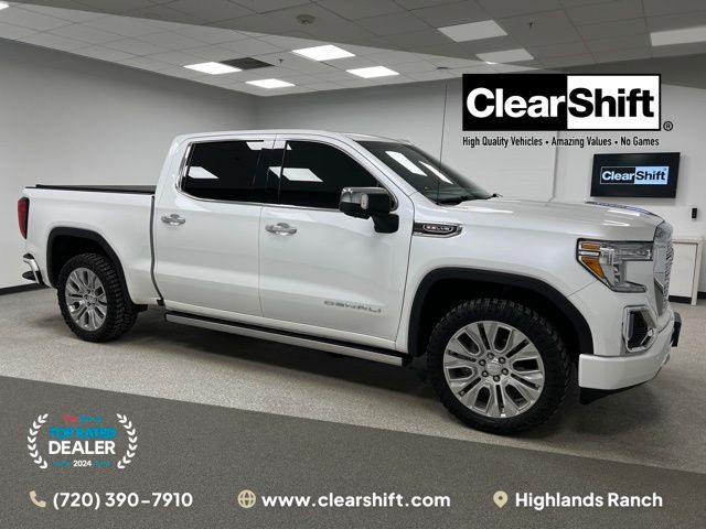 White Frost Tricoat 2021 GMC Sierra 1500 Pickup Truck Four-Wheel Drive 10-Speed Automatic