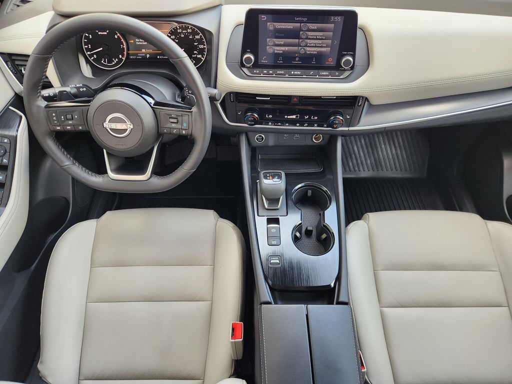 2022 Nissan Rogue SV White at South Houston Nissan