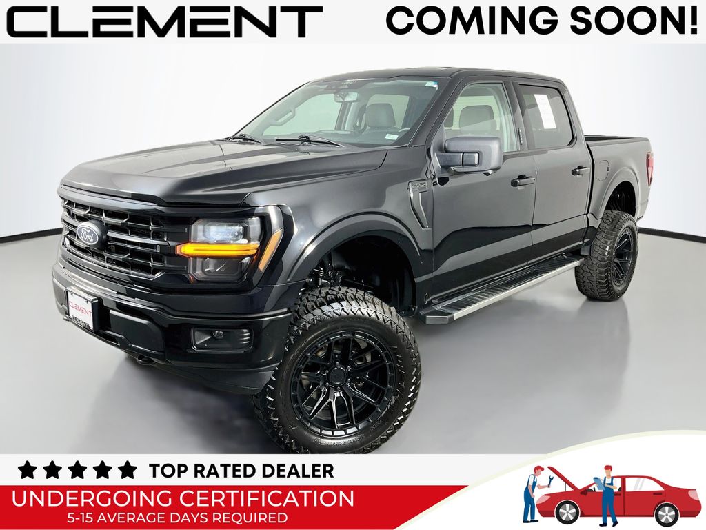 Agate Black Metallic 2024 Ford F-150 Pickup Truck Four-Wheel Drive Automatic