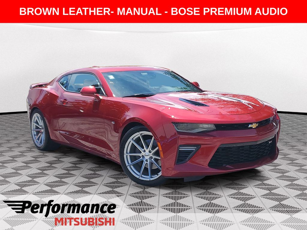 Garnet Red Tintcoat 2018 Chevrolet Camaro Coupe Rear-Wheel Drive 6-Speed Manual