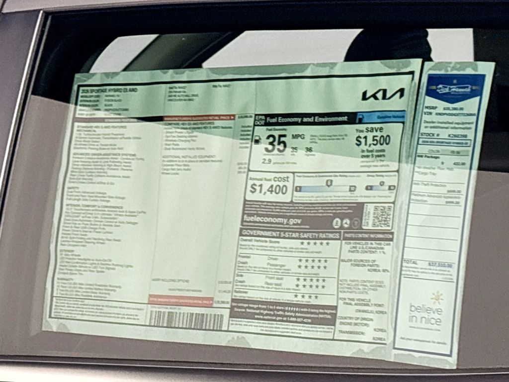 2026 Kia Sportage Hybrid EX