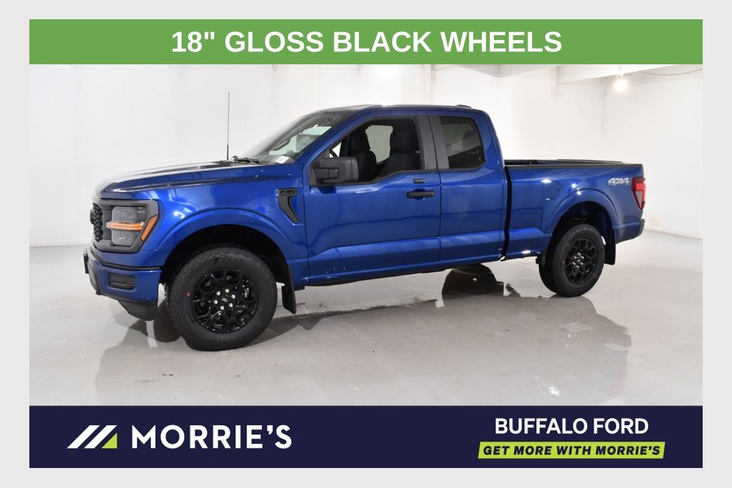 Blue Metallic 2026 Ford F-150 Pickup Truck Four-Wheel Drive Automatic