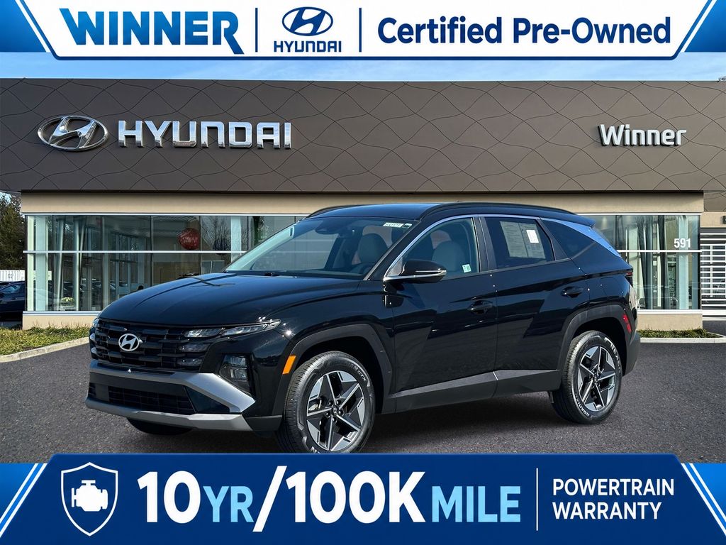 Phantom Black 2025 Hyundai Tucson SUV / Crossover All-Wheel Drive 8-Speed Automatic