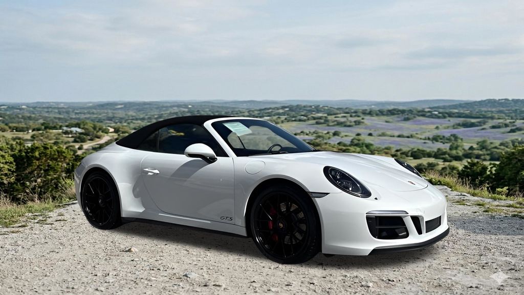 White 2017 Porsche 911 Carrera 4 GTS Cabriolet AWD Convertible All-Wheel Drive 7-Speed Automatic