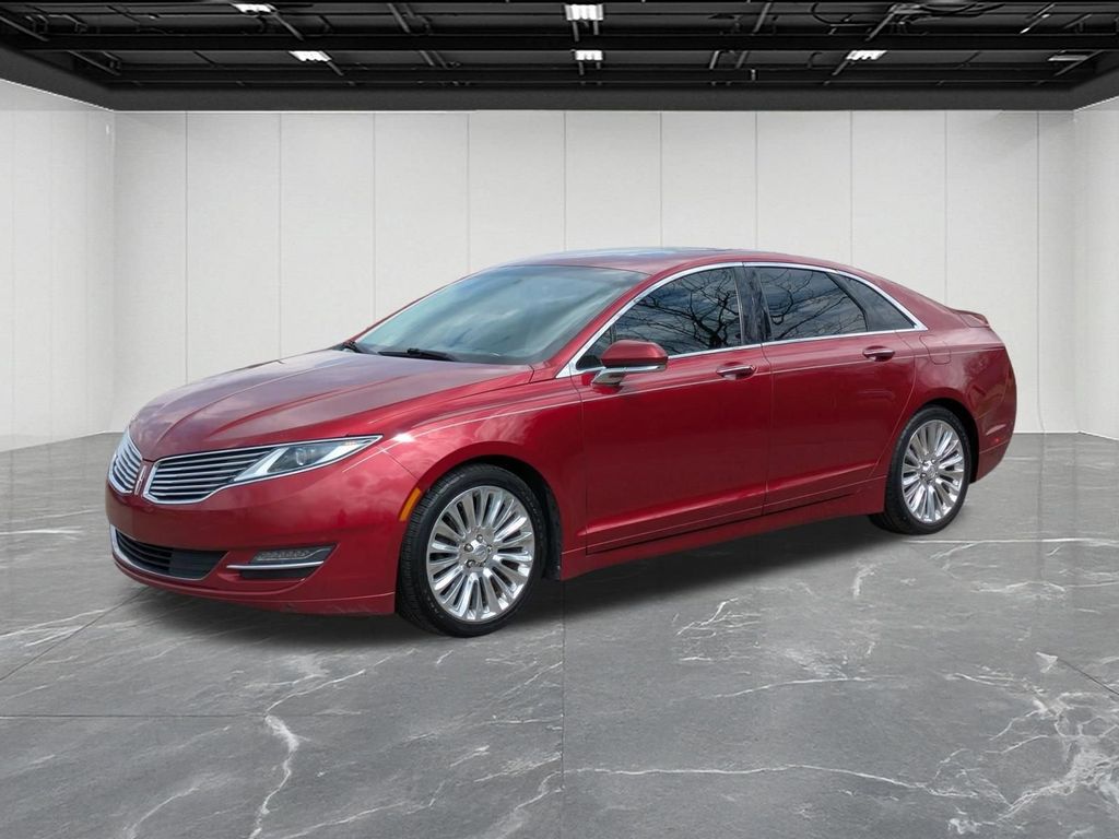 Ruby Red Metallic 2015 Lincoln MKZ AWD Sedan All-Wheel Drive 6-Speed Automatic