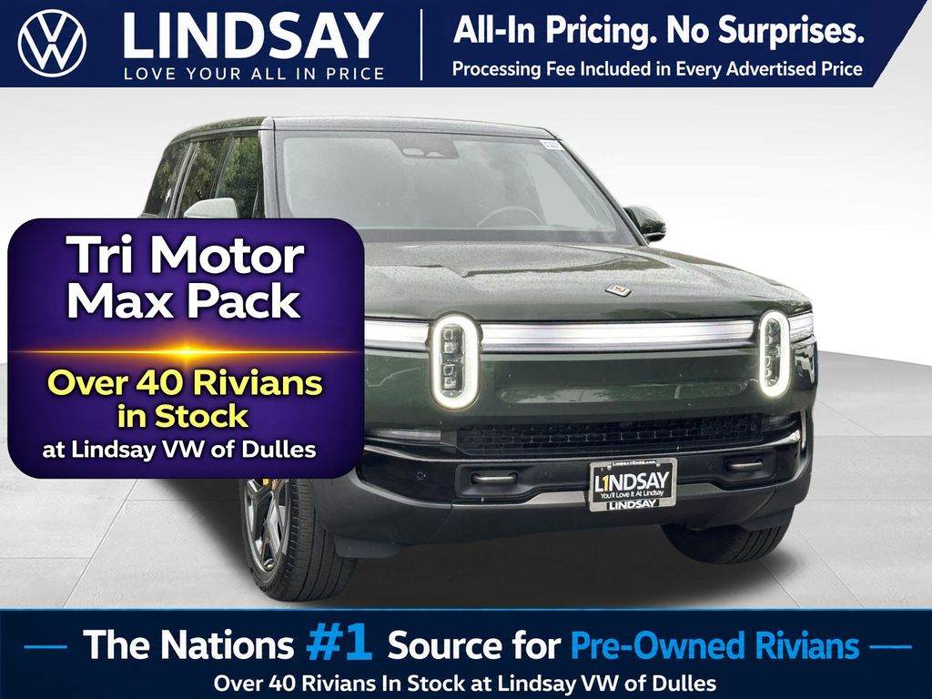 Forest Green 2025 Rivian R1S Ascend Tri Max Motor AWD SUV / Crossover All-Wheel Drive 1-Speed Automatic