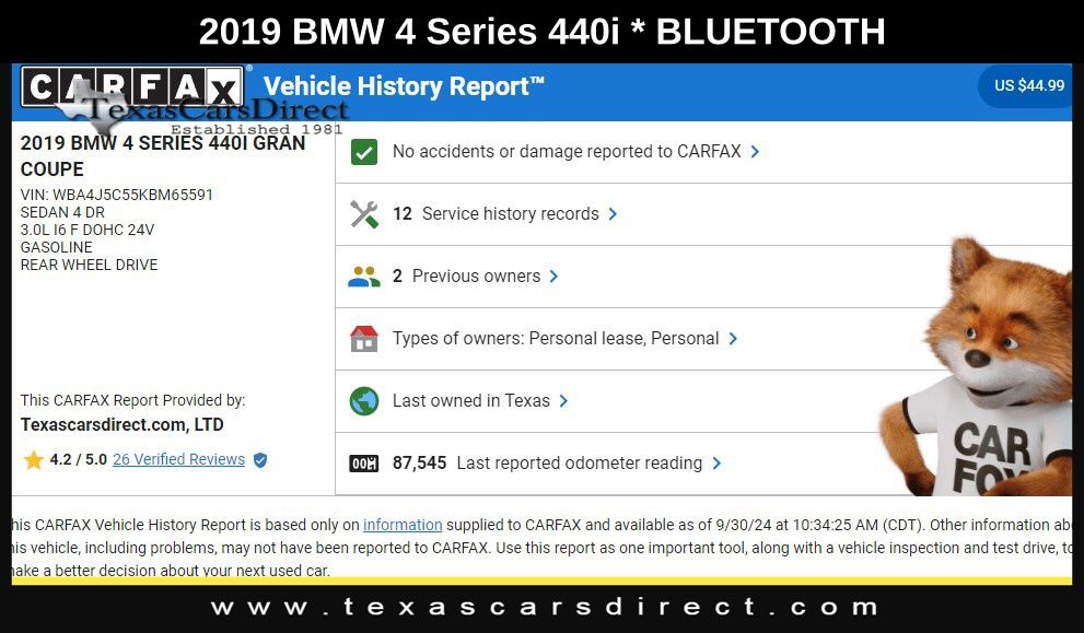 2019 BMW 4 Series 440i Gran Coupe 11