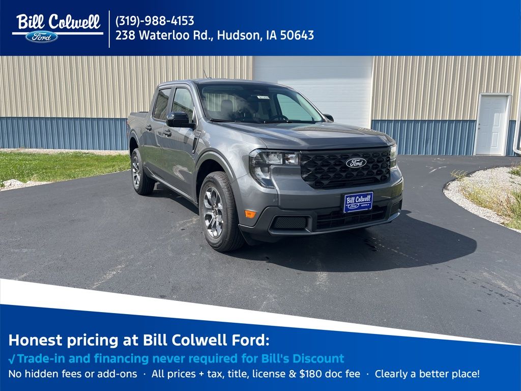 Carbonized Gray Metallic 2025 Ford Maverick Pickup Truck Front-Wheel Drive Continuously Variable Transmission