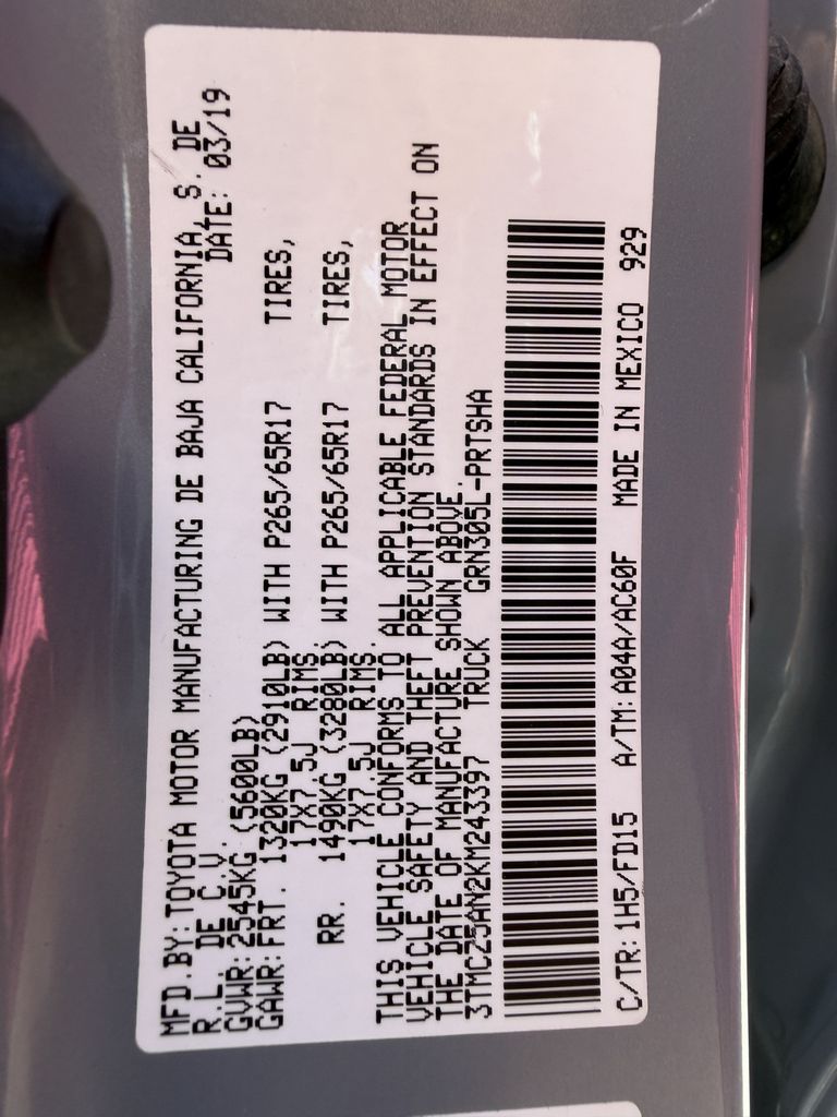 Used 2019 Toyota Tacoma Truck