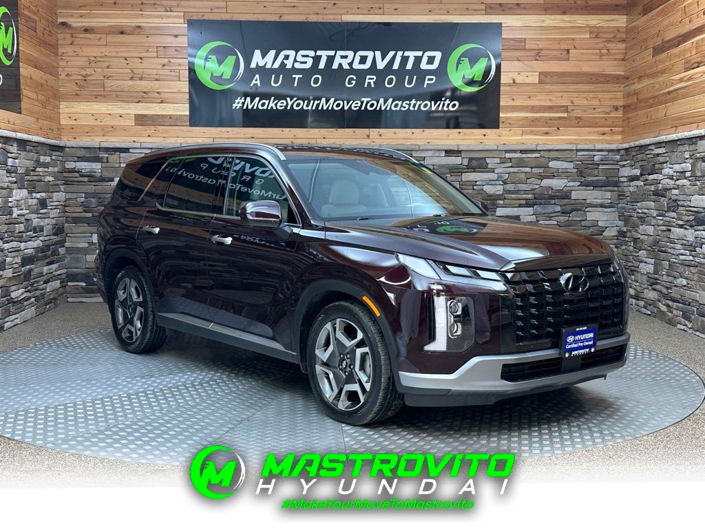 Red (Sierra Burgundy) 2023 Hyundai Palisade Limited AWD SUV / Crossover All-Wheel Drive 8-Speed Automatic