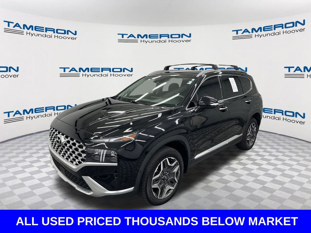 Twilight Black 2022 Hyundai Santa Fe Hybrid Limited AWD SUV / Crossover All-Wheel Drive 6-Speed Automatic