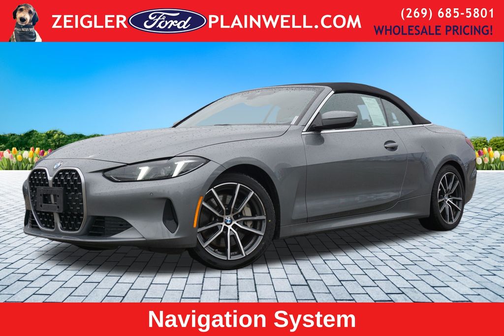 Gray Metallic 2025 BMW 4 Series 430i Convertible xDrive Convertible All-Wheel Drive 8-Speed Automatic