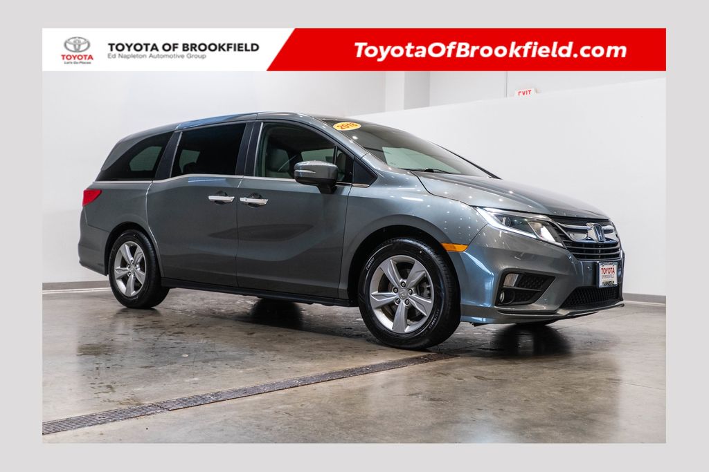Gray 2018 Honda Odyssey Minivan Front-Wheel Drive 9-Speed Automatic