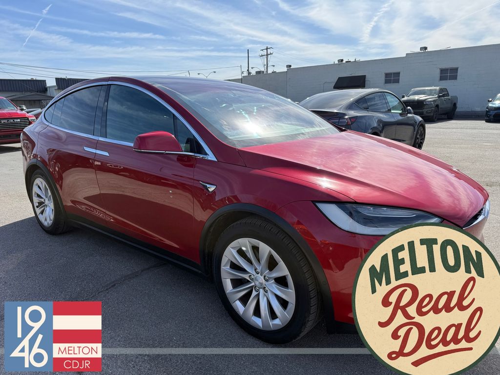 Red Multi-Coat 2017 Tesla Model X 75D AWD SUV / Crossover All-Wheel Drive 1-Speed Automatic