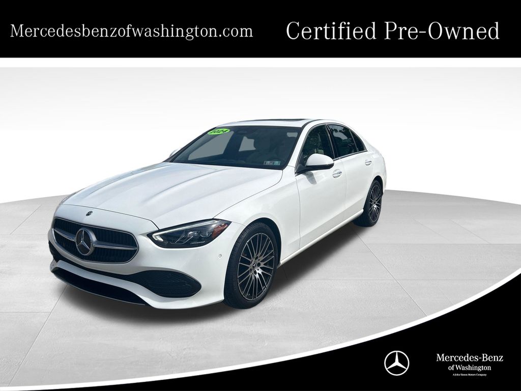 2024 Mercedes-Benz C-Class C 300 White at Audi Porsche Sewickley