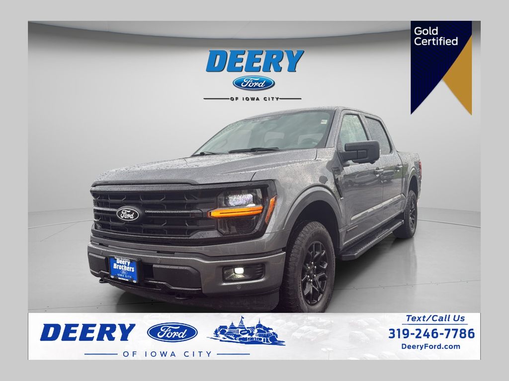 Carbonized Gray Metallic 2024 Ford F-150 Pickup Truck Four-Wheel Drive 10-Speed Automatic