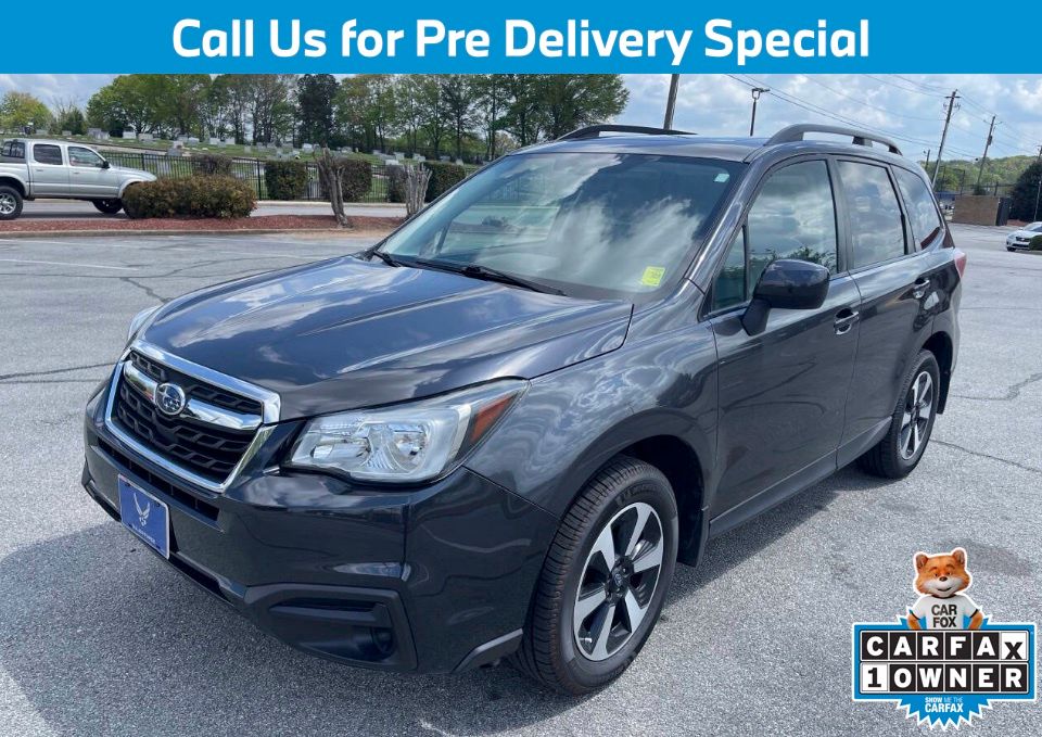 Dark Gray Metallic 2018 Subaru Forester 2.5i Premium SUV / Crossover All-Wheel Drive Continuously Variable Transmission